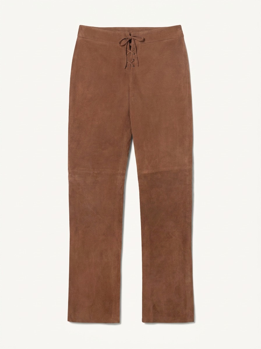 Pantalon Lili - Daim Cocoa